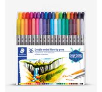 Staedtler : Design Journey : Double Ended Fibre Tip Pens : Pack of 36