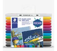 Staedtler : Design Journey : Duo Tipped Fabric Marker : 12 Pack