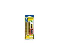 STAEDTLER Drawing Pencils - Noris School Sketching Set - Assorted Degrees - Includes Eraser & Sharpener - Set of 8, 61 120 C6