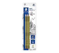 Staedtler Eco 183-hbbk3 Medium Hardness Hb Lead Pencil 3 Units