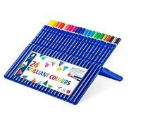 Staedtler Ergosoft Aquarell 156 SB24 Triangular Watercolour Pencils - Assorted Colours (Box of 24)