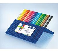 STAEDTLER Ergosoft Triangular Colouring Pencils Pack of 24 157 SB24aa