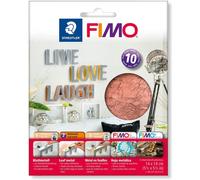 STAEDTLER Fimo 8781-26 Leaf Metal Copper 10 Sheets in Cardboard Envelope