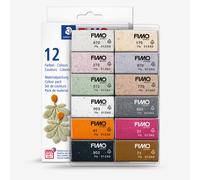 Staedtler : Fimo : Effect : Colour Pack 12 Half Blocks : Botanical