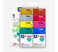 Staedtler : Fimo : Effect : Colour Pack 8 Half Blocks & 2 57G Blocks - Mixing Pearls