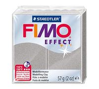 Staedtler Fimo Effect Polymer Clay 2 oz. Light Silver Pearl, Acrylic, Multicoloured, 6-Piece