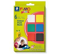Staedtler FIMO Kids Basic Colours Set 6 Blocks in Pack Kids Creative Clay Art