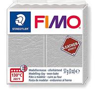 STAEDTLER Fimo Leather-Effect Oven-Hardening Modelling Clay Dove Grey 8010-809