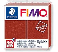 STAEDTLER Fimo Leather-Effect Oven-Hardening Modelling Clay Rust Colour 8010-749