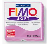 STAEDTLER 8020-62 FIMO Soft Oven-Hardening Polymer Modelling Clay - Lavender (1 x 57g Block)