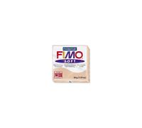 STAEDTLER 8020-43 FIMO Soft Oven-Hardening Polymer Modelling Clay - Pale Pink (1 x 57g Block)