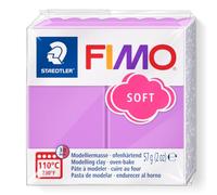 STAEDTLER FIMO Soft 8020 - Lavender, 57 g, Polymer Clay | Oven-curing, soft consistency for beginners - polymer clay, versatile - Item No. 8020-62