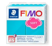 STAEDTLER FIMO Soft 8020 - Peppermint, 57 g, Polymer Clay | Oven-curing, soft & pliable - polymer clay for jewellery, beginners - Item No. 8020-39