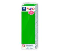 STAEDTLER FIMO Soft 8021 Modelling Clay - Tropical Green, 454 g | Large oven-hardening polymer block, soft & pliable - for DIY projects, jewellery & décor - Art.-Nr. 8021-53