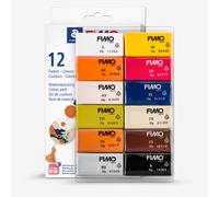 Staedtler : Fimo : Soft Colour Pack : 12 Half Blocks : Natural