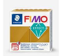 STAEDTLER 8010-11 FIMO Effect Oven-Hardening Polymer Modelling Clay - Metallic Gold (57g)