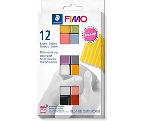 Staedtler FIMO Soft FASHION Colours Modelling Oven Bake Clay 12x25g 8023C12-5