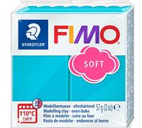 STAEDTLER 8020-39 FIMO Soft Oven-Hardening Polymer Modelling Clay - Peppermint (1 x 57g Block)
