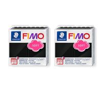 STAEDTLER Fimo Soft Modelling Clay, Black, 57 g