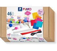 STAEDTLER FIMO Soft Oven-Hardening Polymer Modelling Clay - Basic XXL - 46 Piece