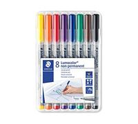 Staedtler© Fine Point Pen Lumocolor Non-Permanent F Staedtler Box of 8 Coloursaa