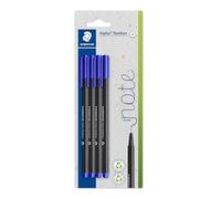 Staedtler Fineliner Pens - triplus - Blue Ink - Pack of 4, 334-3 BK4