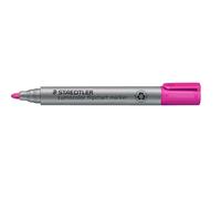 Staedtler flipchart Marker Lumocolor, pink, colour-intensive, quick-drying, low-odour ink, does not bleed through paper, 10 flipchart markers in folding box, 356-20