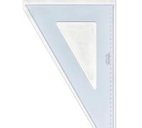 Staedtler Geometry Set Squares Clear/Blue - Various Sizes/Lengths Available