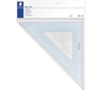 STAEDTLER 567 36-45 Mars Set Square, 36cm 45/45 Degree - Transparent (Pack of 1)