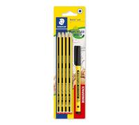 STAEDTLER HB Drawing Pencils - for Sketching - Noris School - Includes 8 HB Pencils & Black Handwriting Pen - Set of 9, 120 SBK8P2