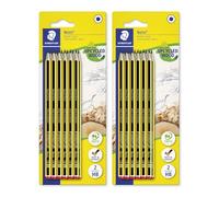 STAEDTLER HB Noris Drawing Pencils Bundle for Sketching & Writing - Set of 24 Pencils - 2 x Boxes of 12, 120-2 24X