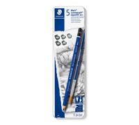 STAEDTLER Hexagonal Pencils Made in Germany Watercolour 6er Sortierung blue