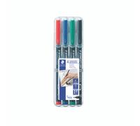 Staedtler Lumocol OHP Pens AST PK4