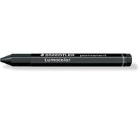 STAEDTLER Lumocolor 236 Omnigraph Chalk Markers - Black, 12 Pack