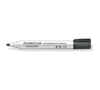 STAEDTLER 351-9 Lumocolor Whiteboard Marker Bullet Tip -Black (Box of 10)