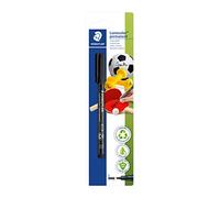 STAEDTLER Lumocolor 314-9 BK-1 Film Pen for Sports, Permanent Pen 314, for Labelling Balls, Dumbbells and Sports Equipment, Waterproof, Fade-resistant, Black, Width Approx. 1-2.5 mm
