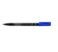 STAEDTLER Lumocolor 314 Permanent Marker Chisel Tip 1 to 2.5 mm Blueaa