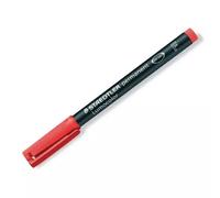 Staedtler Lumocolor 318-2 permanent marker Bullet tip Red 10 pc(s)
