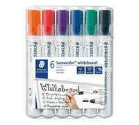 Staedtler 351 WP6 Assorted Whiteboard Pens 351 (Pack of 6)