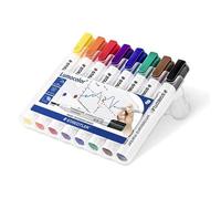 Staedtler Lumocolor 351 WP8 permanent marker Bullet tip Black Blue Brown Green Orange Red Violet Yellow 8 pc(s)