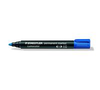 Lumocolor permanent marker bullet tip blue