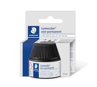 STAEDTLER Lumocolor 487 15 Refill Station - Black, 15 ml | Refill ink for wipe-off pens - for magnetic boards - Item No. 487 15-9