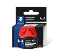 STAEDTLER Lumocolor 487 17 Refill Station - Red, 15 ml | Refill ink for permanent transparency markers 313, 314, 317 & 318 - waterproof - Item No. 487 17-2
