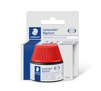 STAEDTLER Lumocolor 488 56 Refill Station - Red, 30 ml | For refilling 356 & 356 B flipchart markers - ready to write - Item No. 488 56-2