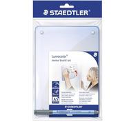 Staedtler Lumocolor 641 MB Dry-Wipe Memo Board Set with Lumocolor Correctable