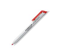 STAEDTLER Lumocolor 768 Omnichrom Pressure-Sensitive Pen - Red, 3 mm Lead | Non-permanent, washable off glass, wipeable - transparency pen - Item No. 768N-2