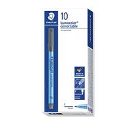 Lumocolor Correctable 305 Non-Permanent Dry Erase Felt Tip Pen Fine Point 0.6 mm