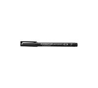 STAEDTLER 318-9 Lumocolor Permanent Pen, Fine Line Width, 0.6mm - Black (Box of 10)