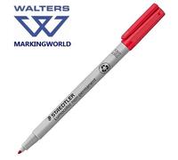 Staedtler Lumocolor Non-Permanent 315 Medium 1mm Marker Pen | Wipeable | Box 10