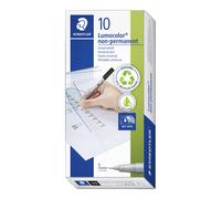 Staedtler Lumocolor Non-permanent Pen 311 -9 Superfine 0.4mm Line - Black (Pack of 10)